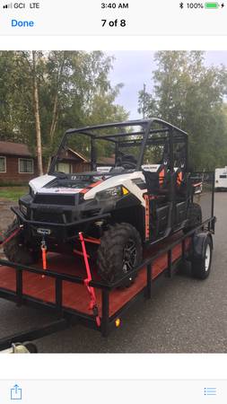 2015 Polaris Ranger 900eps/ 500 miles/ 6 seater 1
