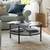 Pottery Barn Tanner 36" Round Glass Coffee Table (South San Jose) 1 thumbnail