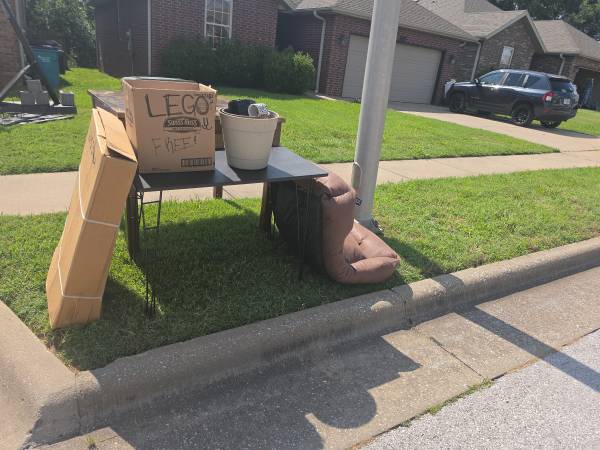 Free items. Curb alert. Need gone. 1