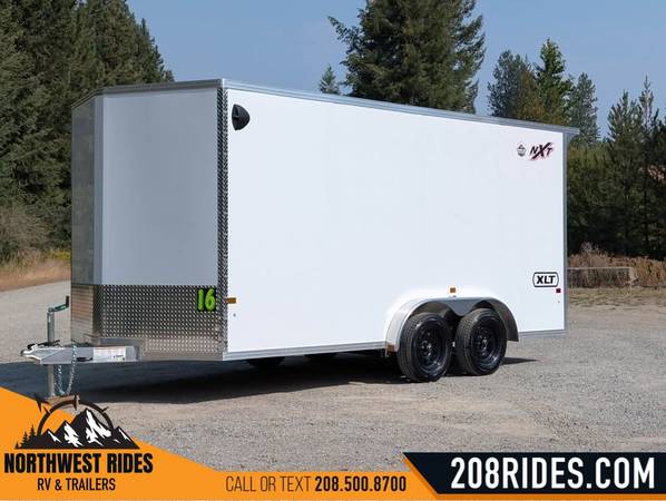 2027 Alcom NXT 7.5×16 Cargo Trailer | All Aluminum | 16″ OC Floor/Roof 1