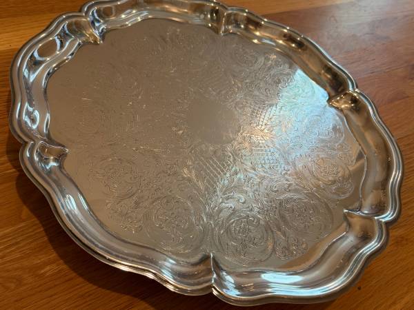 Vintage Silver Platter 1