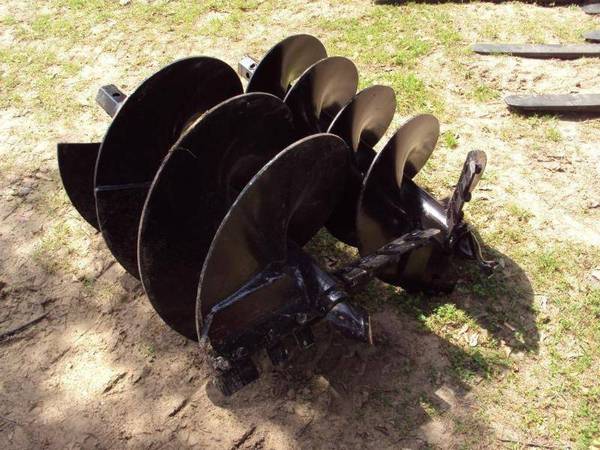 Hex drive auger bits for hydraulic augers 1