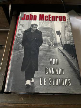 John McEnroe "You Cannot Be Serious" hardcover 1