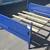 Vintage Royal Blue Full Size Bed Frame 4 thumbnail