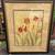 Large Framed 26 x 32 Red Flower Floral Artwork Picture Painting Print 1 thumbnail
