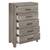 GRAY 5 DRAWER CHEST 2 thumbnail