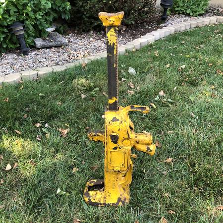Vintage Simplex 85A 5-Ton Mechanical Railroad Jack, Fully Functional 1
