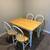 Dining table and chairs set for sale 1 thumbnail