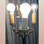 Antique Art Deco Torchiere Floor Lamp, Rembrandt Style 4 Light Free Standing Can 3 thumbnail