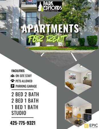 Bright Open One Bedroom 1