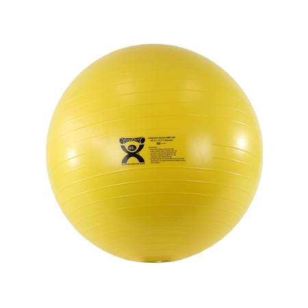 Inflatable Exercise Ball - Yellow 17.7" Durable Extra Thick Non-Slip 1