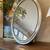 Extra Large Silver Oval Mirror, 45x35 1 thumbnail