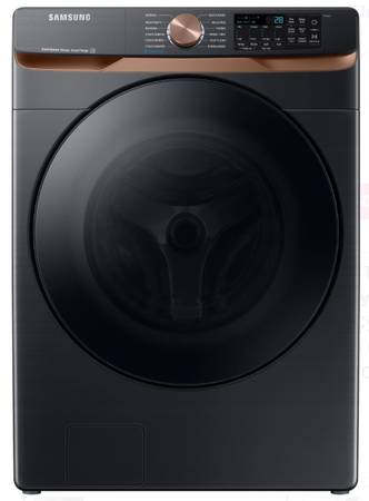 Samsung  Smart Front Load Steam 5.0 Cu.Ft. Washer Brushed  Black New 1