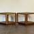 1980’s oak cube side tables 2 thumbnail