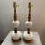 **Pair of Vintage Hobnail Milk Glass & Wood Table Lamps $120 OBO** 2 thumbnail
