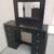 Black 9 Drawer Vanity with Mirror 1 thumbnail