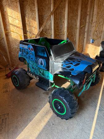 24V Grave Digger Ride On 1