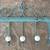 Coat Rack green seafoam aqua antique style Kohl's 5 hook coat rack 1 thumbnail