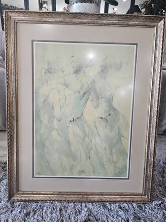 Absolutely Stunning Gary Benfield Trilogy Painting! 27 Wide 35 Tall 1