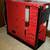 COMPUTER TOWER Red Metal Frame Vintage with Vantac Fan Cooler 3 thumbnail