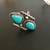 Turquoise double Stone ring 1 thumbnail