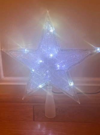 Lighted Star Tree Topper 1