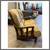 Mid 20th Century French Walnut + Suede Loveseat 4 thumbnail