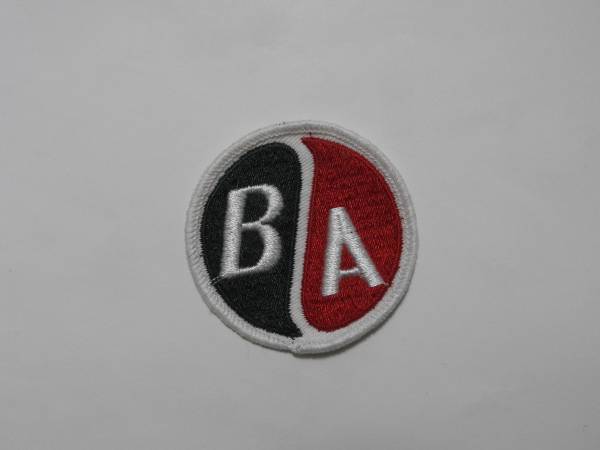 B/A Oil Round Embroidered Patch 1