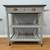 🧂 Granite-Top Rolling Kitchen Cart – 2 Drawers, Dual Shelves, Wood Fr 3 thumbnail