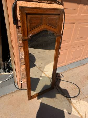 Old real wood Mirrors 1