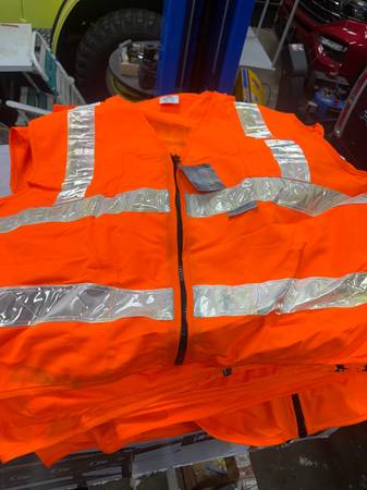 Orange safety vest 1