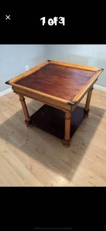 Side table/ Sofa table plus bookshelf plus tv stand 1