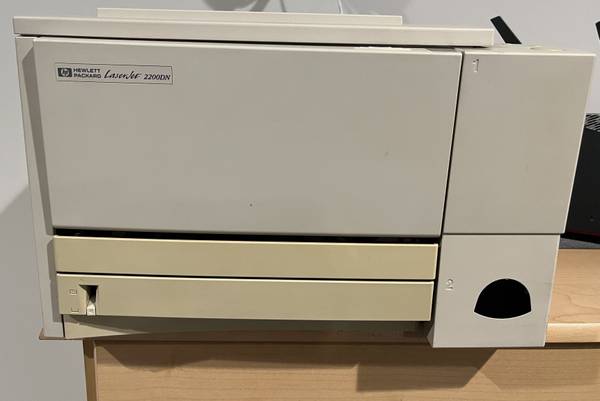 HP LaserJet 2200dn Workgroup Laser Printer with Duplex and Network 1