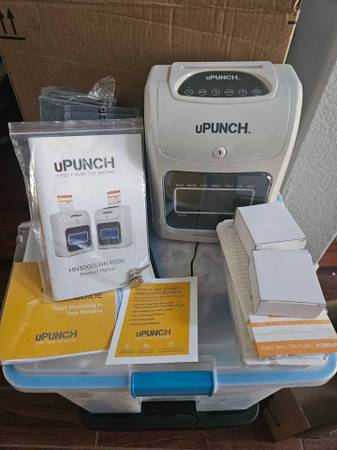 Upunch hn4000 time clock bundle 1