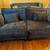 sofa, blue velour 1 thumbnail