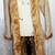 New Real Suede Leather Tan Women Long Overcoat Jacket Winter Gift 5 thumbnail