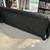 TRUE VINTAGE 1970's MOD Mid Century MCM Black Couch Sofa 2 thumbnail