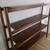 Crate and Barrel walnut shelving unit like new! 3 thumbnail