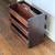 Mid-Century Modern Old Tavern Stained Pine Magazine Rack or Vinyl Record Stand 4 thumbnail