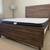Beautiful Rustic Queen Bed Frame - Solid Wood with Box spring and Mattress 3 thumbnail