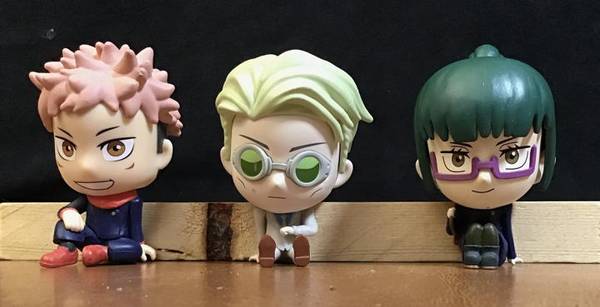 LOT OF 3 JUJUTSU KAISEN BOBBLEHEADS 1
