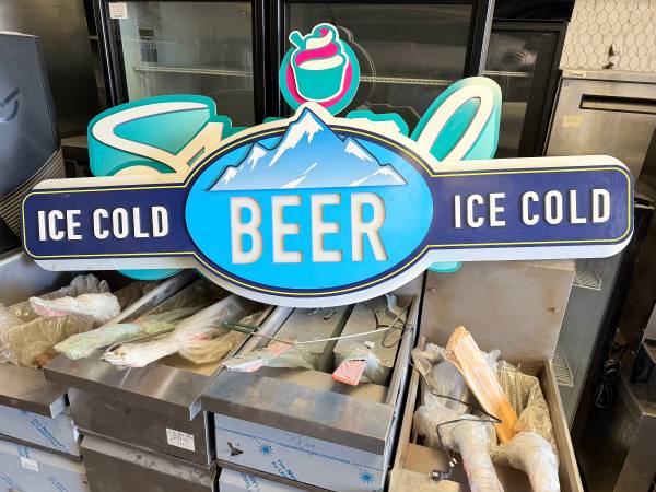 Ice Cold Beer Sign 1