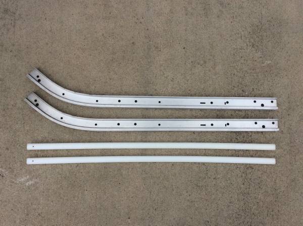 Rupp Nitro Snowmobile NOS Suspension Slide Rails 1974-78 Models 1