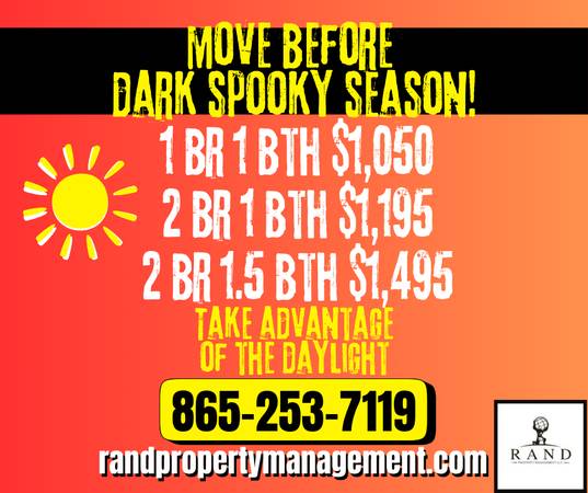 $1,050 / 1br - 650ft2 - ¡No te quedes en la oscuridad! Aprovecha la luz del día (Knoxville)63815694830209120