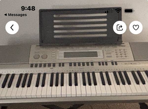 Casio Wk-200 76 Key Keyboard - Electronics | Color: Grey Excellent con 1