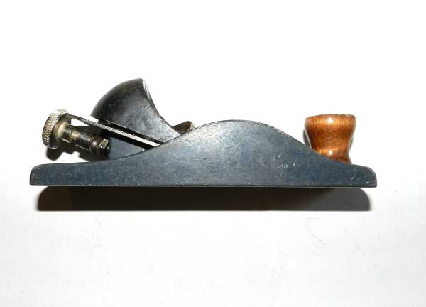 Vintage 7" Low Angle Block Plane w/ 1-5/8 Inch Wide Blade Made in USA 1