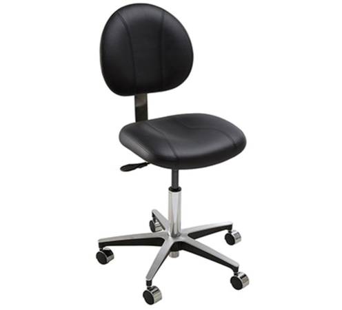 Doctor's rolling stool with back 1