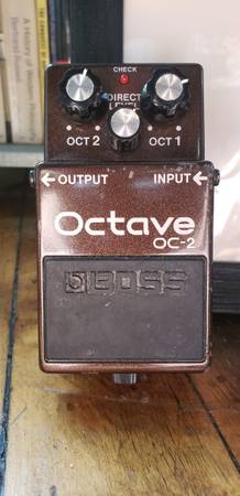 Boss OC2 Analog Octave Pedal - Made in Japan black label version