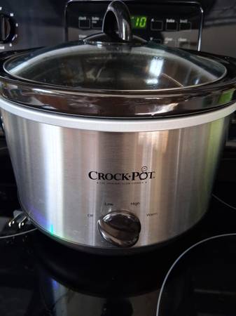 Classic crock pot stone ware slow-cooker 1