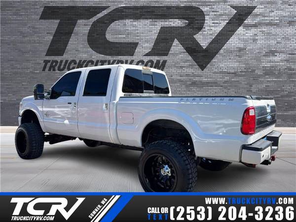 2015 Ford F-350 Super Duty Platinum Crew Cab *F-350 F350* - $34,999 (Sumner, WA)63470612363523123